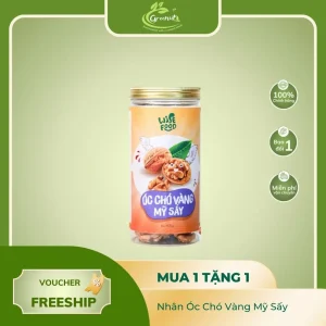 nhân óc chó vàng mỹ sấy