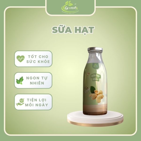 sữa hạt điều greenut