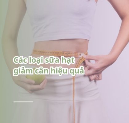 các loại sửa hạt giảm cân