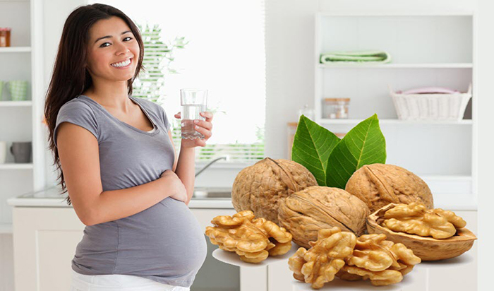 bà bầu nên ăn hạt macca hay óc chó