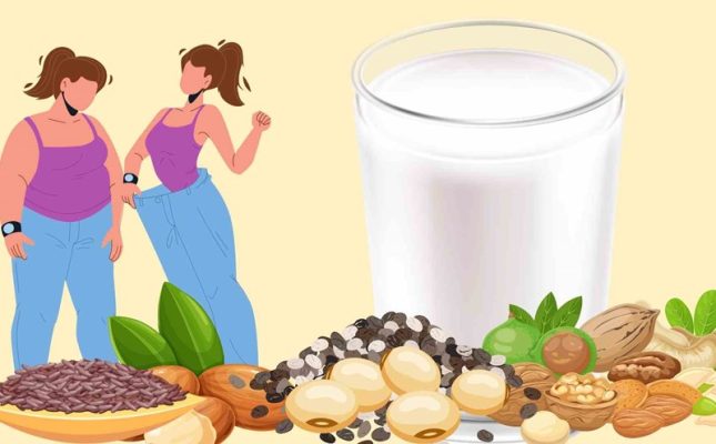 sữa hạt giảm mỡ bụng