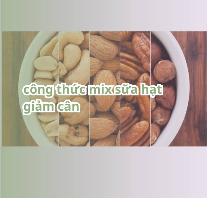 Công thức mix sữa hạt giảm cân: Bí quyết giữ dáng, đẹp da an toàn tại nhà
