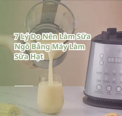 sữa ngô bằng máy làm sưa hạt