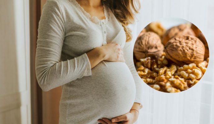 bầu ăn hạt óc chó được không