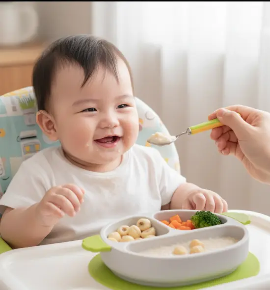 bé mấy tháng ăn được hạt sen