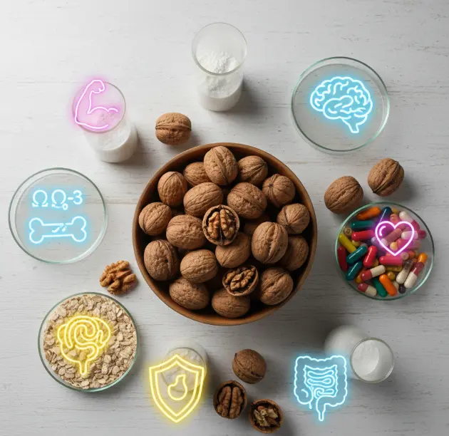 cách chế biến hạt óc chó khô