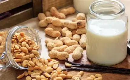 nấu sữa đậu phộng bằng máy nấu sữa hạt