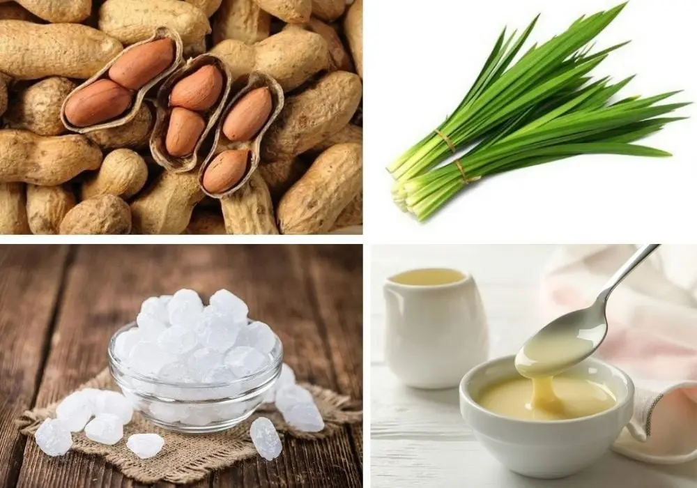 nấu sữa đậu phộng